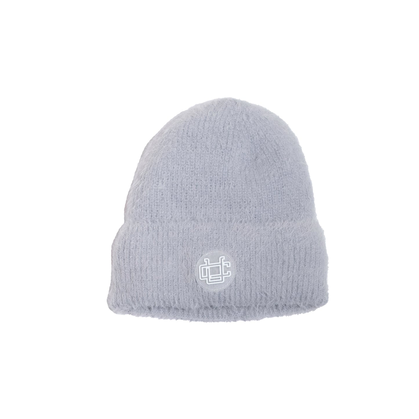 SOLD OUT Grey Fuzzy Knit Beanie