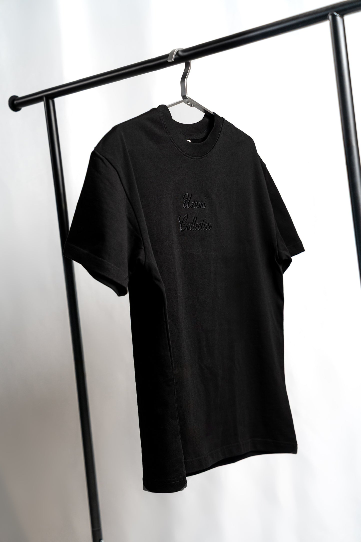 Oversized Black Cursive T-Shirt