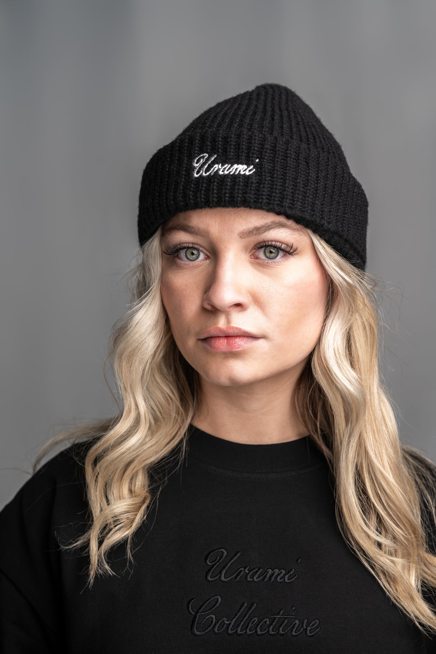 Oversized Black Cursive T-Shirt