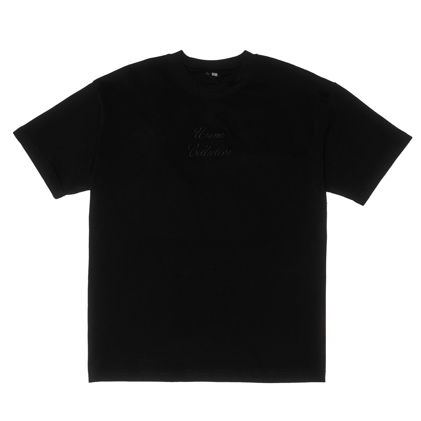 G• Oversized Black Cursive T-Shirt