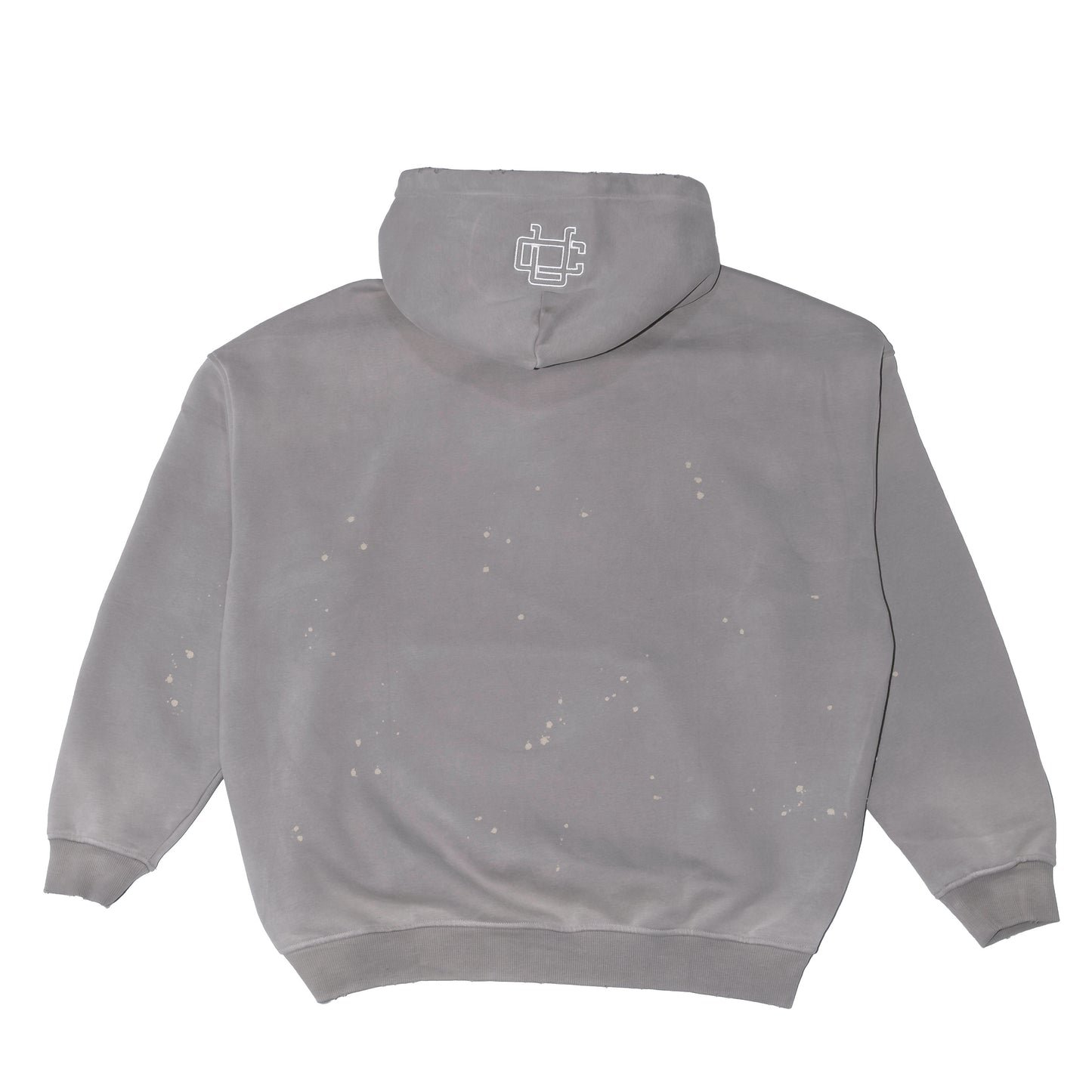 Grey Distressed Hoodie