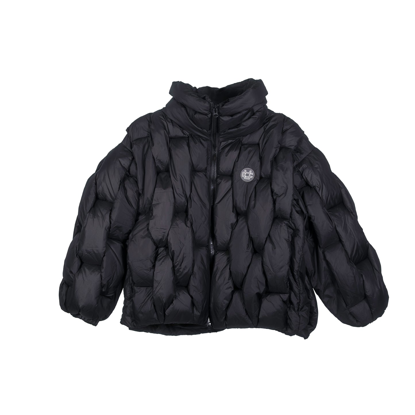 A• Knit Puffer Jacket