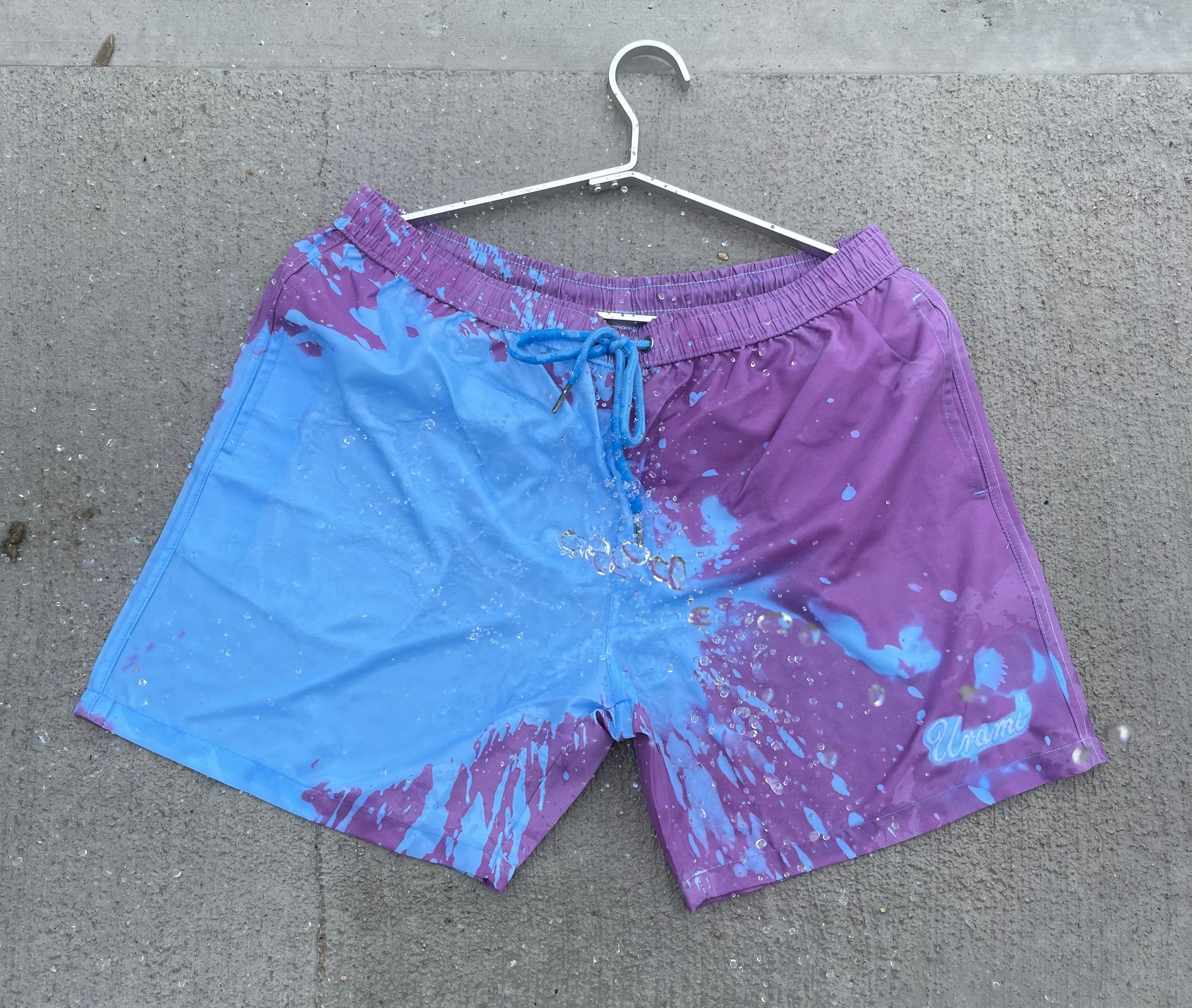 Color changing men's bathing suit online