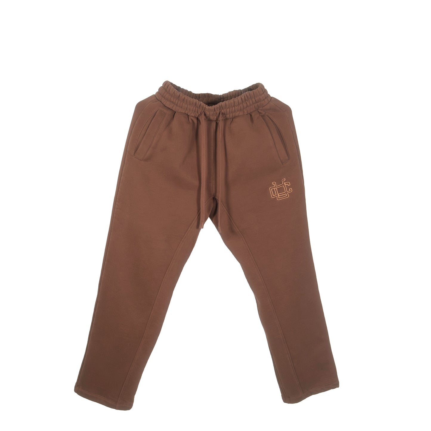 A• Brown Straight Leg Sweats