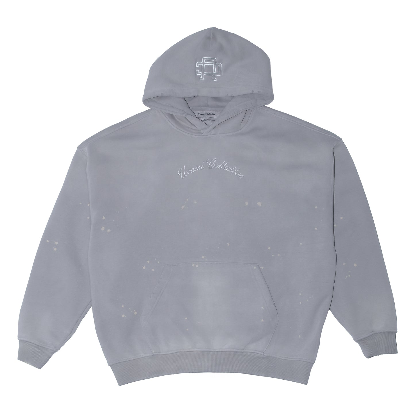Grey Distressed Hoodie