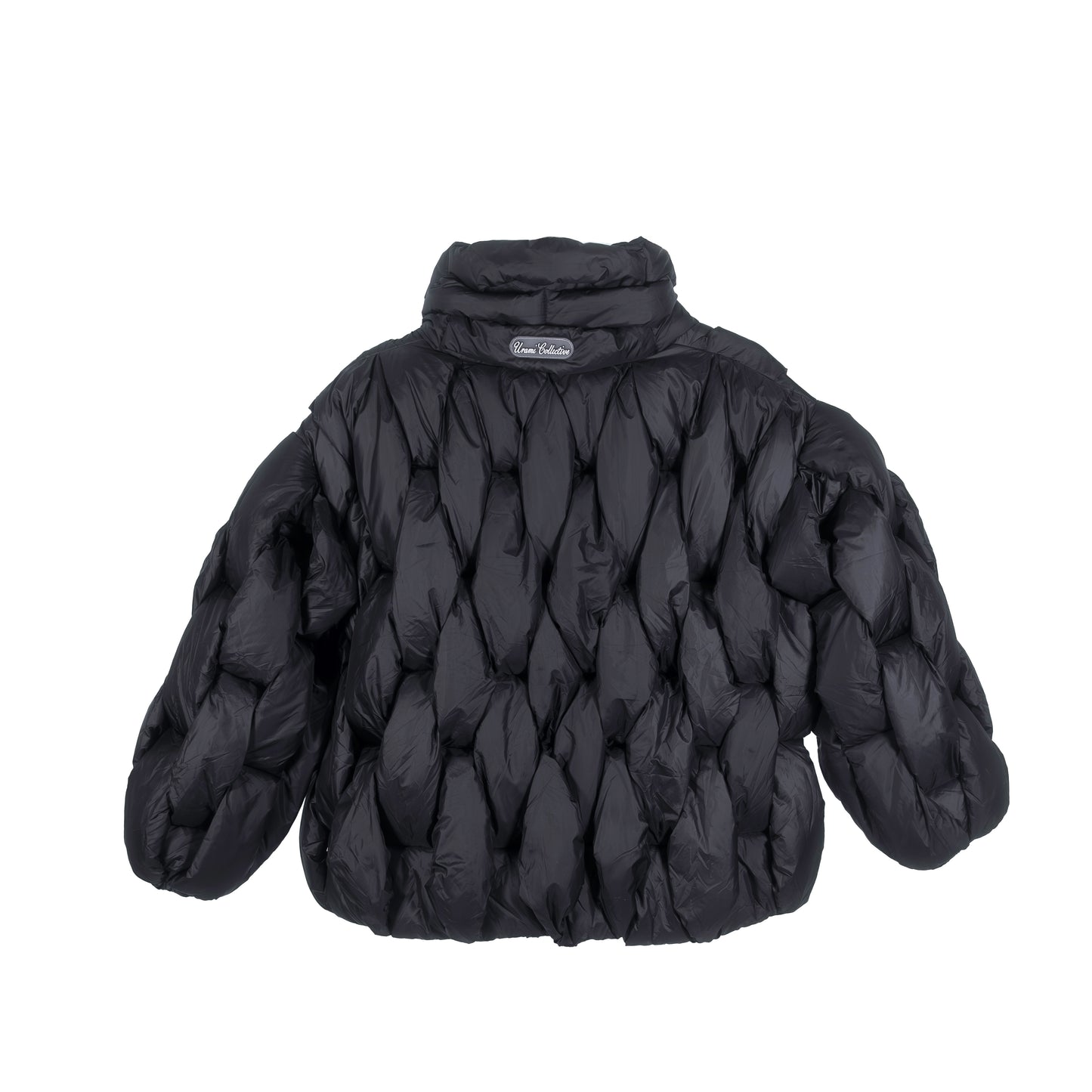 A• Knit Puffer Jacket