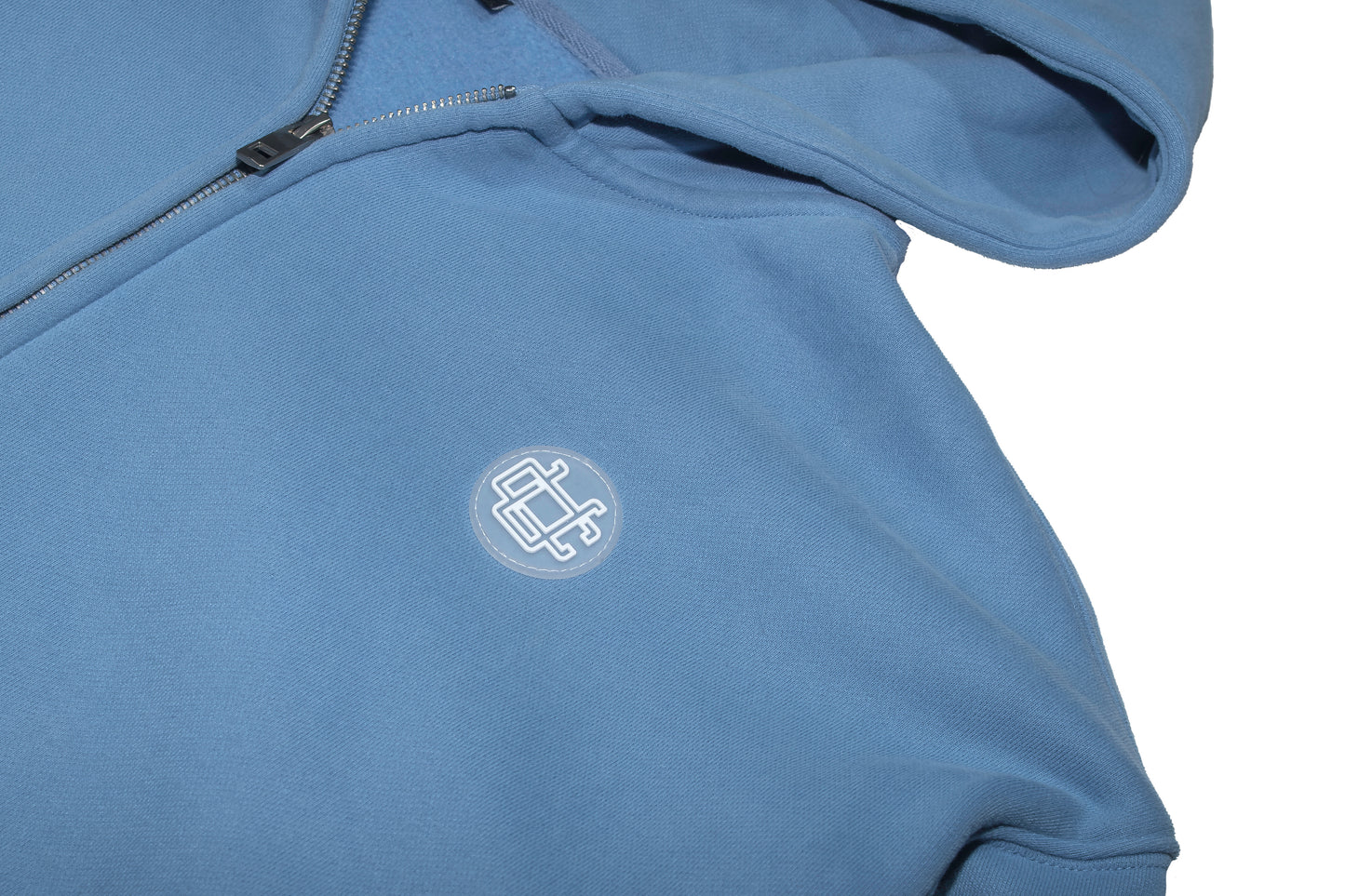 Blue Zipper Hoodie