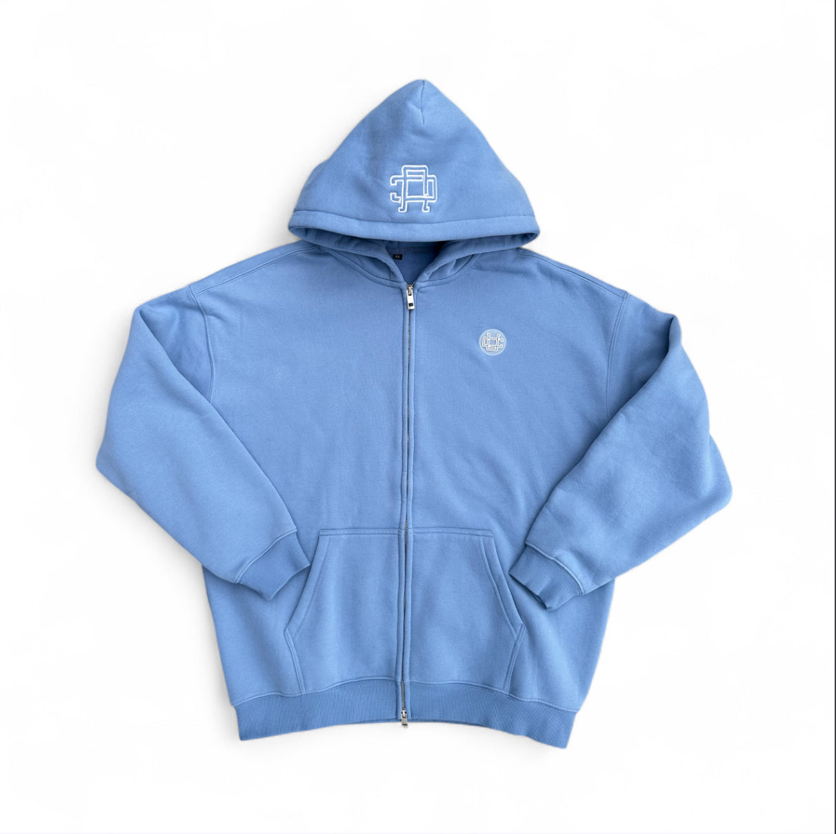 Blue Zipper Hoodie